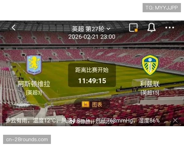 维拉1-1利兹联，近4轮仅1胜距榜首7分